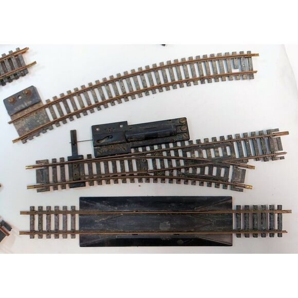 Atlas Snap Track Huge Lot 51 pc Vintage HO Gauge Scale Brass - Picture 6 of 6